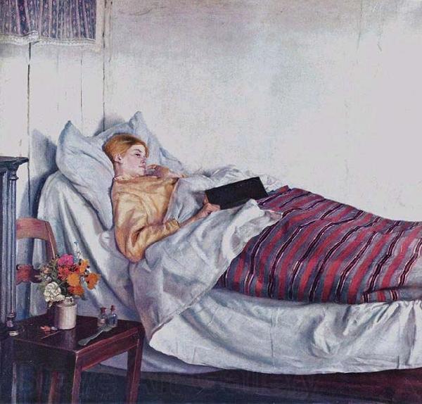 Michael Ancher The Sick Girl